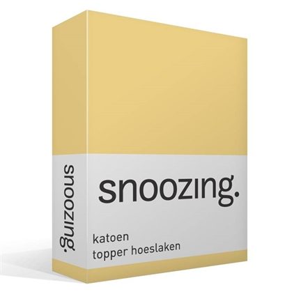 Snoozing drap-housse surmatelas en coton
