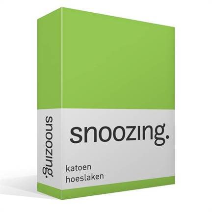 Snoozing drap-housse en coton