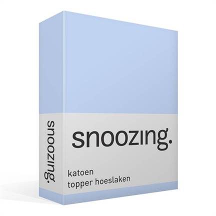 Snoozing drap-housse surmatelas en coton