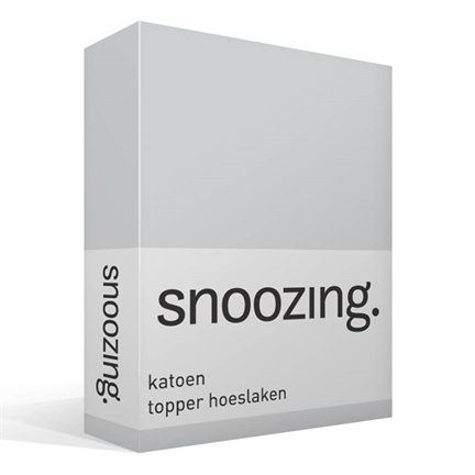 Snoozing drap-housse surmatelas en coton