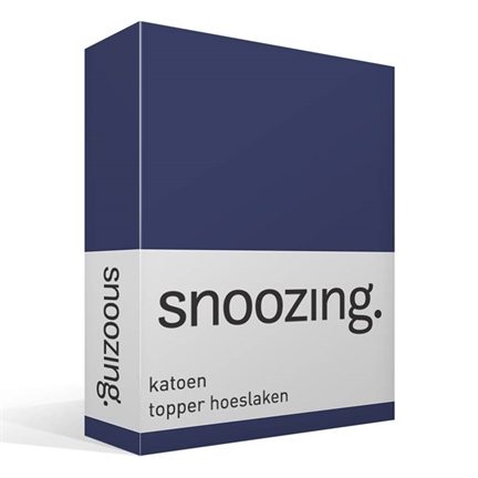 Snoozing drap-housse surmatelas en coton
