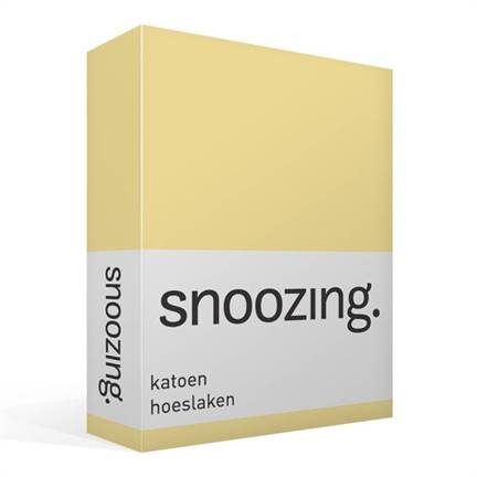 Snoozing drap-housse en coton