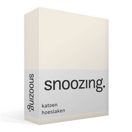 Snoozing drap-housse en coton