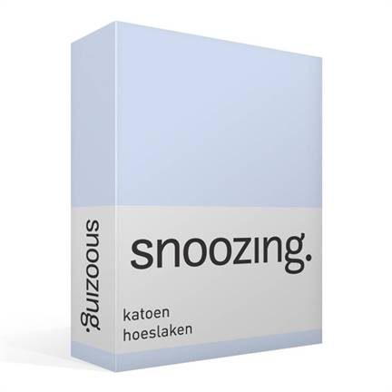Snoozing drap-housse en coton