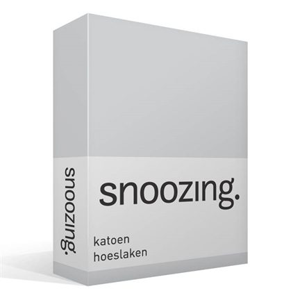 Snoozing drap-housse en coton