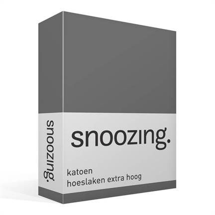 Snoozing drap-housse en coton grand bonnet