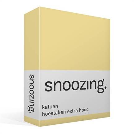 Snoozing drap-housse en coton grand bonnet