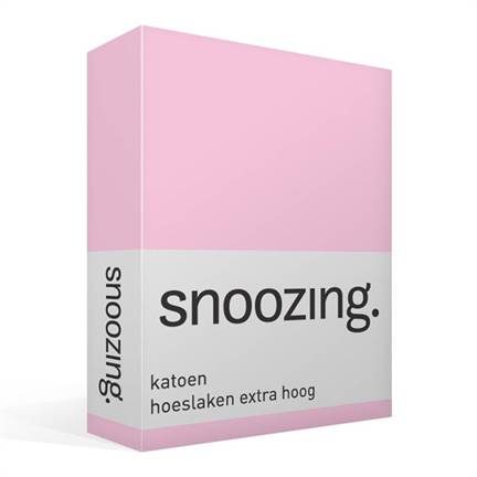 Snoozing drap-housse en coton grand bonnet