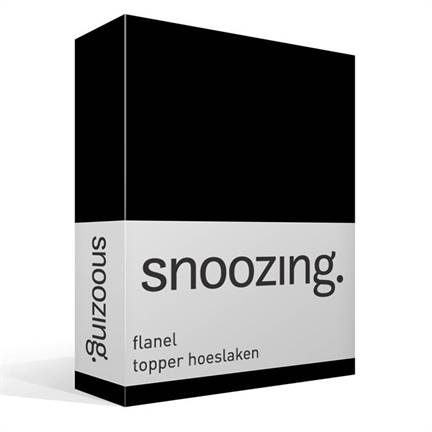 Snoozing drap-housse surmatelas en flanelle