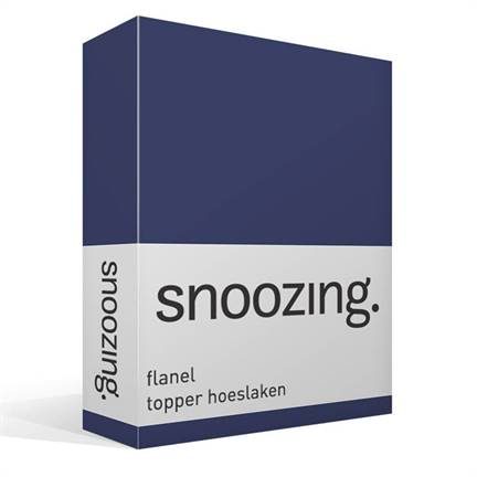 Snoozing drap-housse surmatelas en flanelle