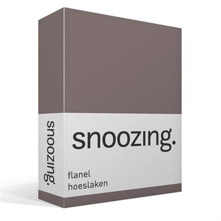 Snoozing drap-housse en flanelle