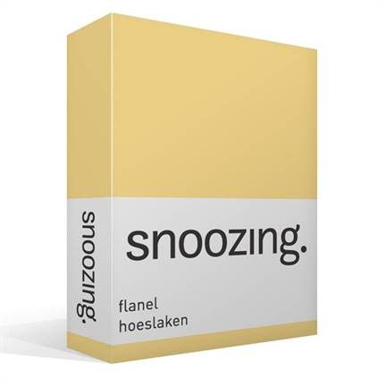 Snoozing drap-housse en flanelle