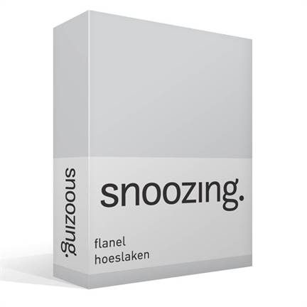 Snoozing drap-housse en flanelle
