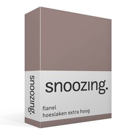 Snoozing drap-housse grand bonnet en flanelle