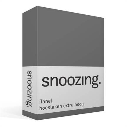 Snoozing drap-housse grand bonnet en flanelle