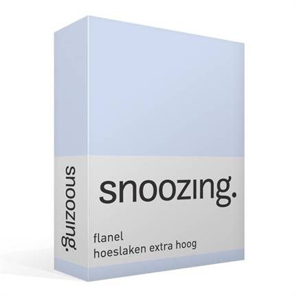 Snoozing drap-housse grand bonnet en flanelle