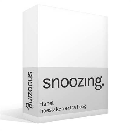Snoozing drap-housse grand bonnet en flanelle
