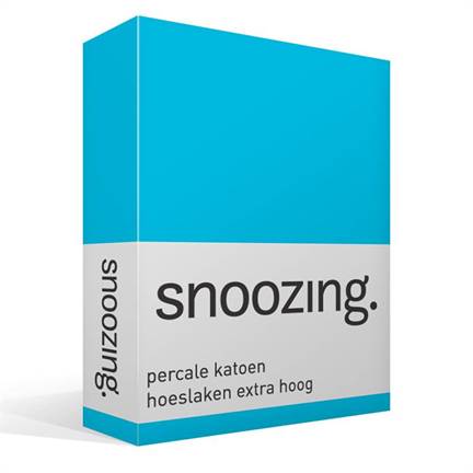 Snoozing drap-housse grand bonnet en percale de coton