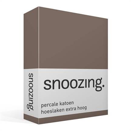 Snoozing drap-housse grand bonnet en percale de coton