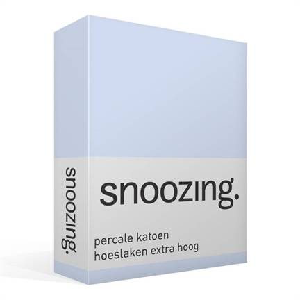 Snoozing drap-housse grand bonnet en percale de coton