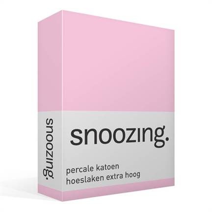 Snoozing drap-housse grand bonnet en percale de coton