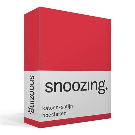Snoozing drap-housse en satin de coton