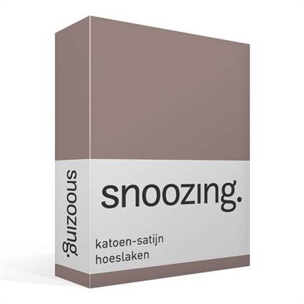 Snoozing drap-housse en satin de coton