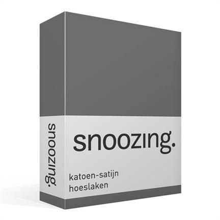 Snoozing drap-housse en satin de coton