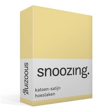 Snoozing drap-housse en satin de coton