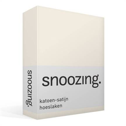 Snoozing drap-housse en satin de coton