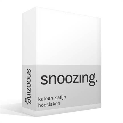 Snoozing drap-housse en satin de coton