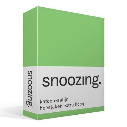 Snoozing drap-housse grand bonnet en satin de coton