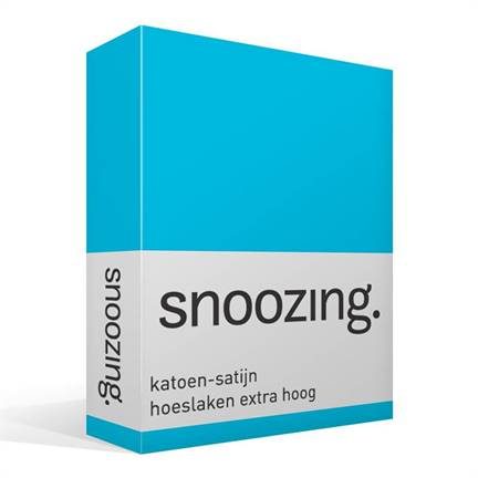 Snoozing drap-housse grand bonnet en satin de coton