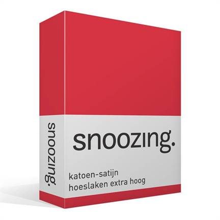 Snoozing drap-housse grand bonnet en satin de coton