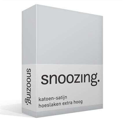 Snoozing drap-housse grand bonnet en satin de coton