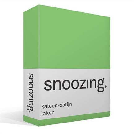 Snoozing drap en satin de coton