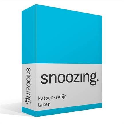 Snoozing drap en satin de coton
