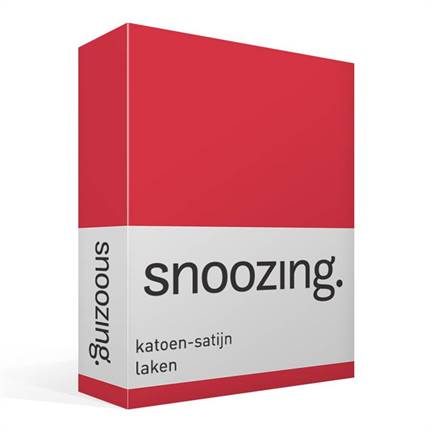 Snoozing drap en satin de coton