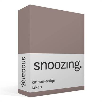 Snoozing drap en satin de coton