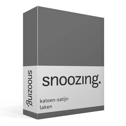 Snoozing drap en satin de coton