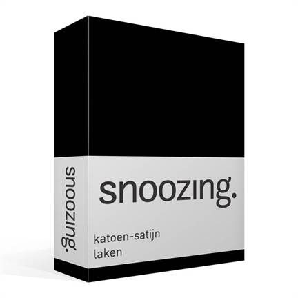 Snoozing drap en satin de coton