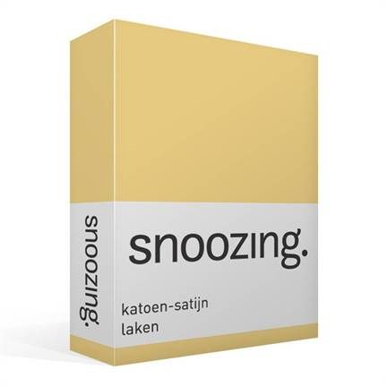 Snoozing drap en satin de coton