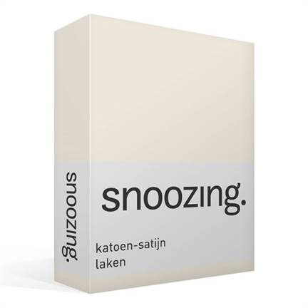 Snoozing drap en satin de coton