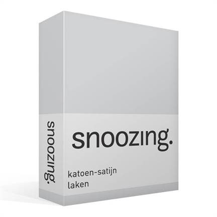 Snoozing drap en satin de coton