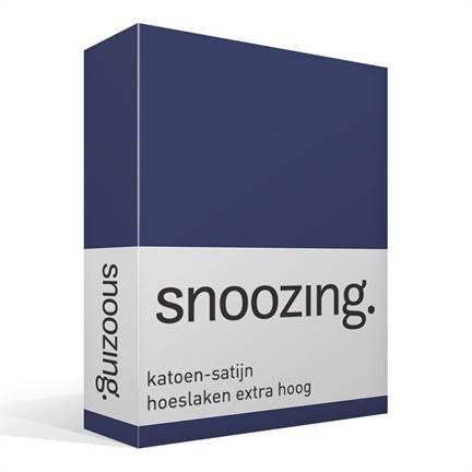 Snoozing drap-housse grand bonnet en satin de coton