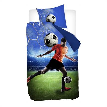 Snoozing Soccer housse de couette en flanelle