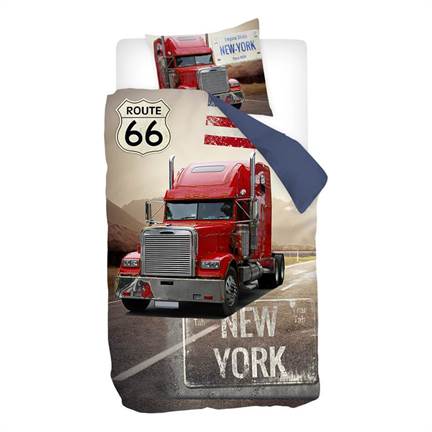 Snoozing Truck housse de couette en flanelle