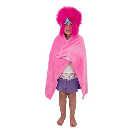 Trolls poncho de bain enfant