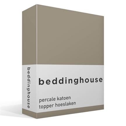 Beddinghouse drap-housse surmatelas en percale de coton