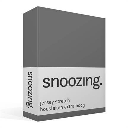 Snoozing drap-housse grand bonnet en jersey stretch